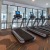gym with treadmills