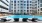 swimming pool with tanning shelf