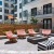 outdoor fire pit surrounded by chairs