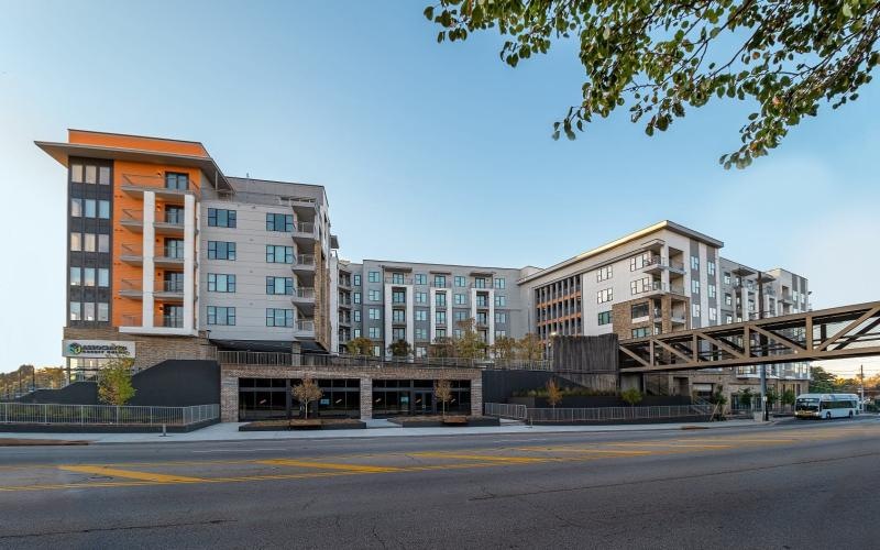 Settle into comfort at Connect Decatur street view of Connect Decatur
