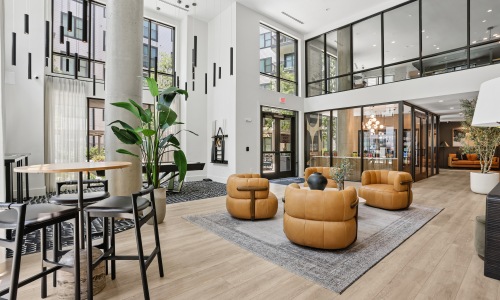 Connect Decatur apartment community clubroom in Decatur, Georgia 