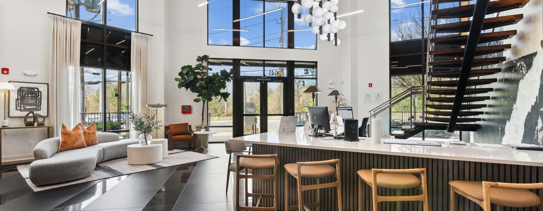 Connect Decatur leasing office in Decatur, Georgia designed for resident tours and leasing consultations