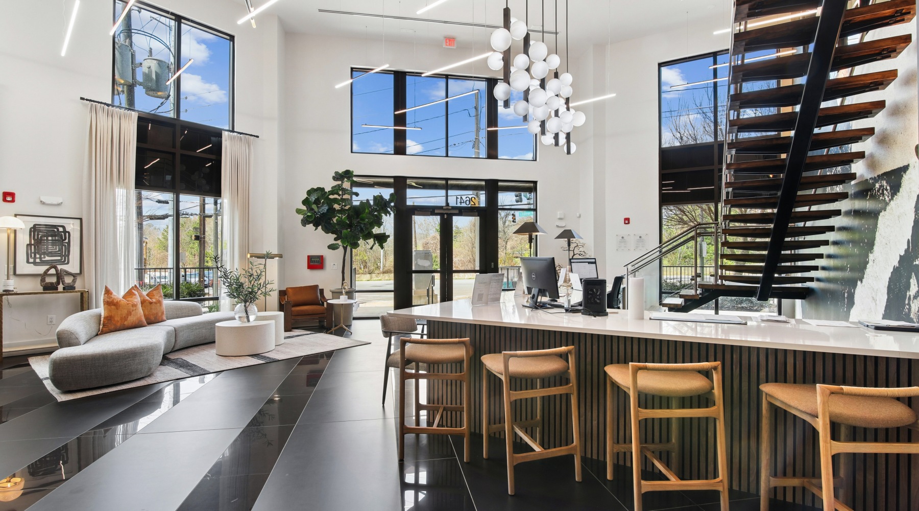 Connect Decatur leasing office in Decatur, Georgia designed for resident tours and leasing consultations