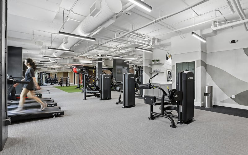 Connect Decatur apartment community fitness center in Decatur, Georgia 
