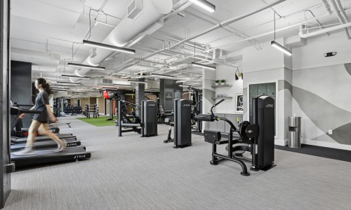 Connect Decatur apartment community fitness center in Decatur, Georgia 