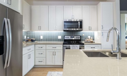 large, open kitchen