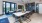 clubhouse kitchen and dining room with tables and chairs