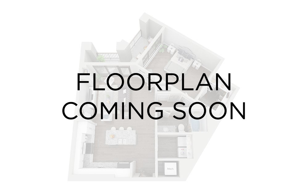 Dekalb - 1 bedroom floor plan layout with 1 bathroom and 754 square feet